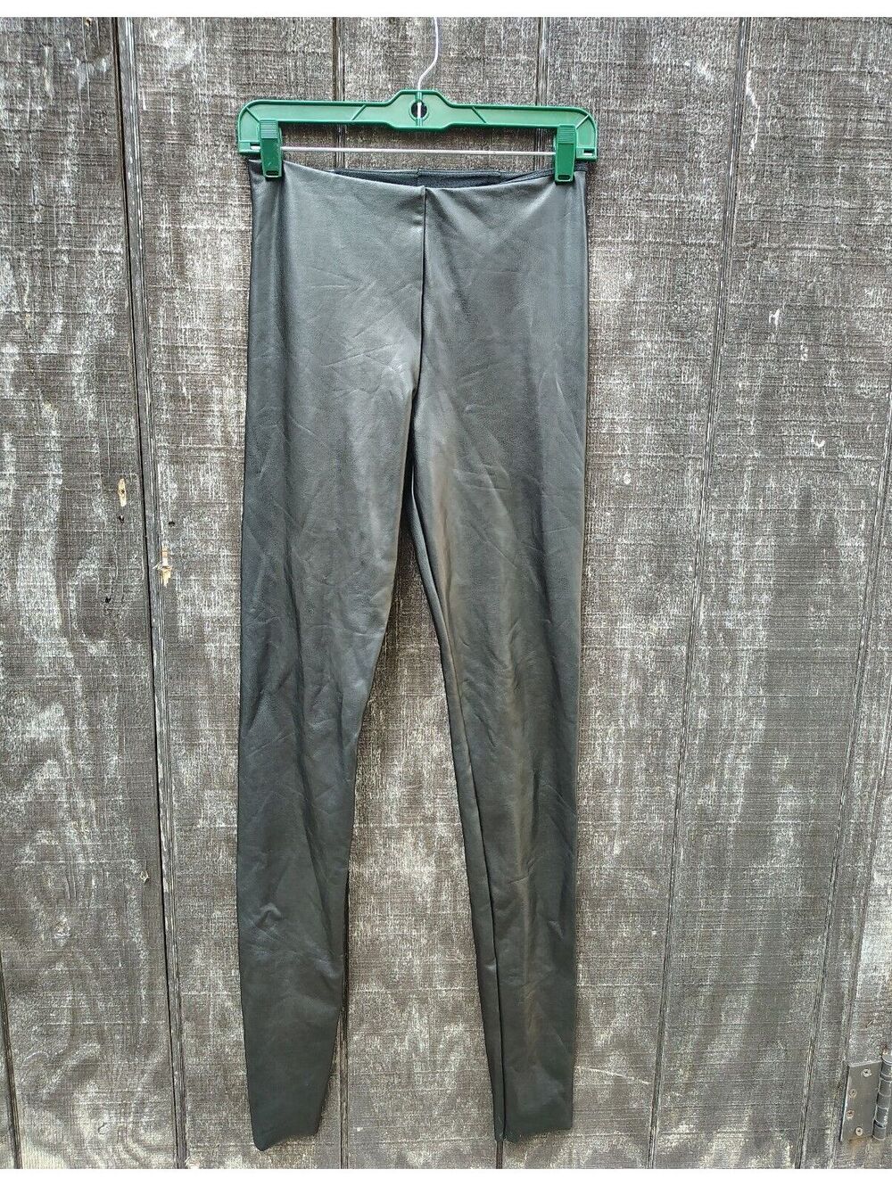 SKIMS Faux Leather Onyx Leggings
